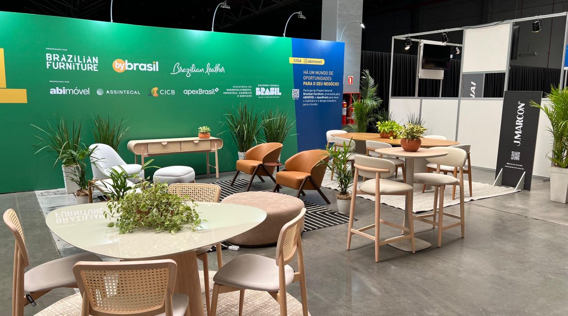 Marcas brasileiras associadas à ABIMÓVEL e ao Brazilian Furniture ambientam lounge no 29º INSPIRAMAIS