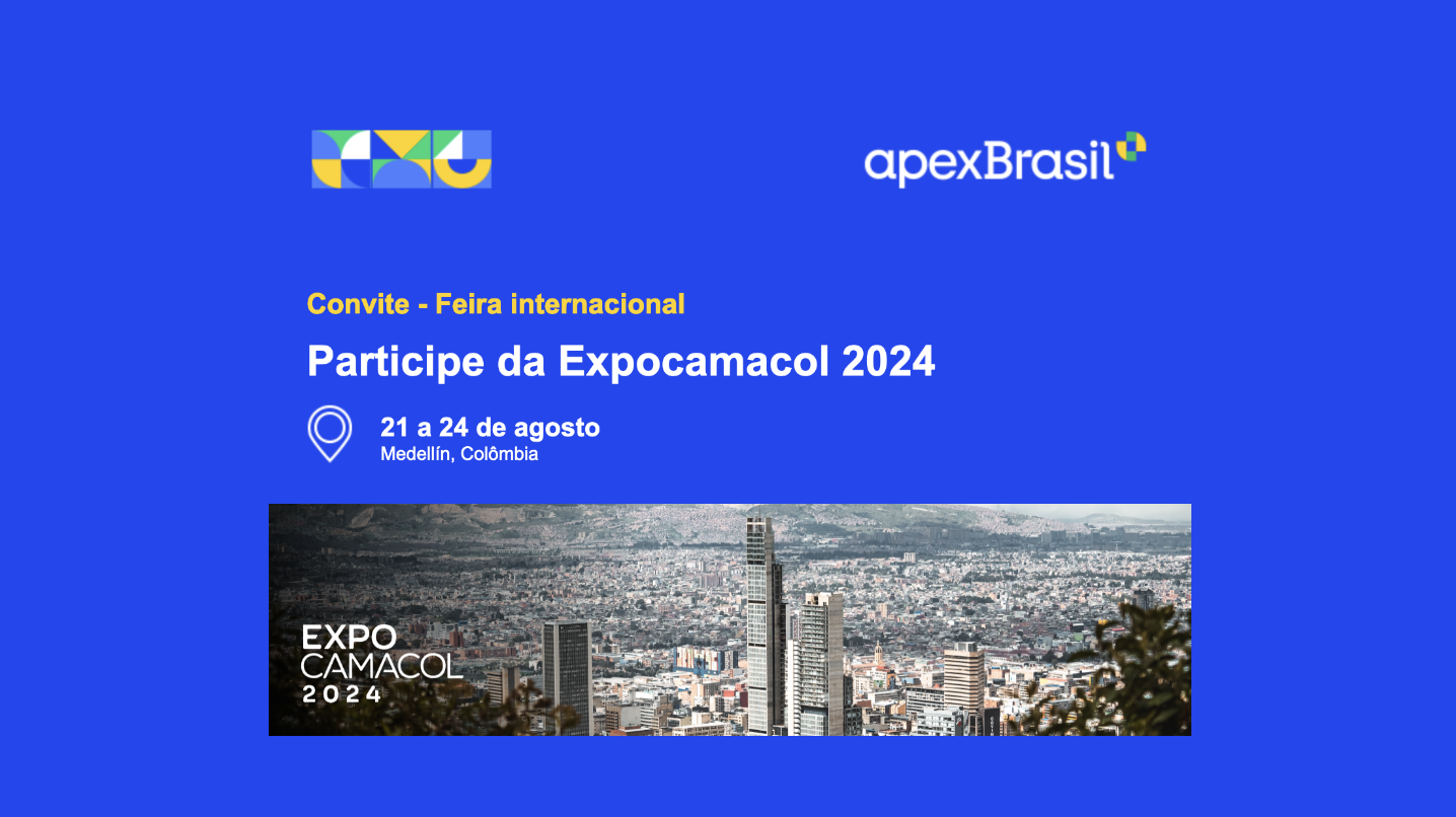 Participe da ExpoCamacol, maior feira de construção civil da América Latina, que ocorre na Colômbia