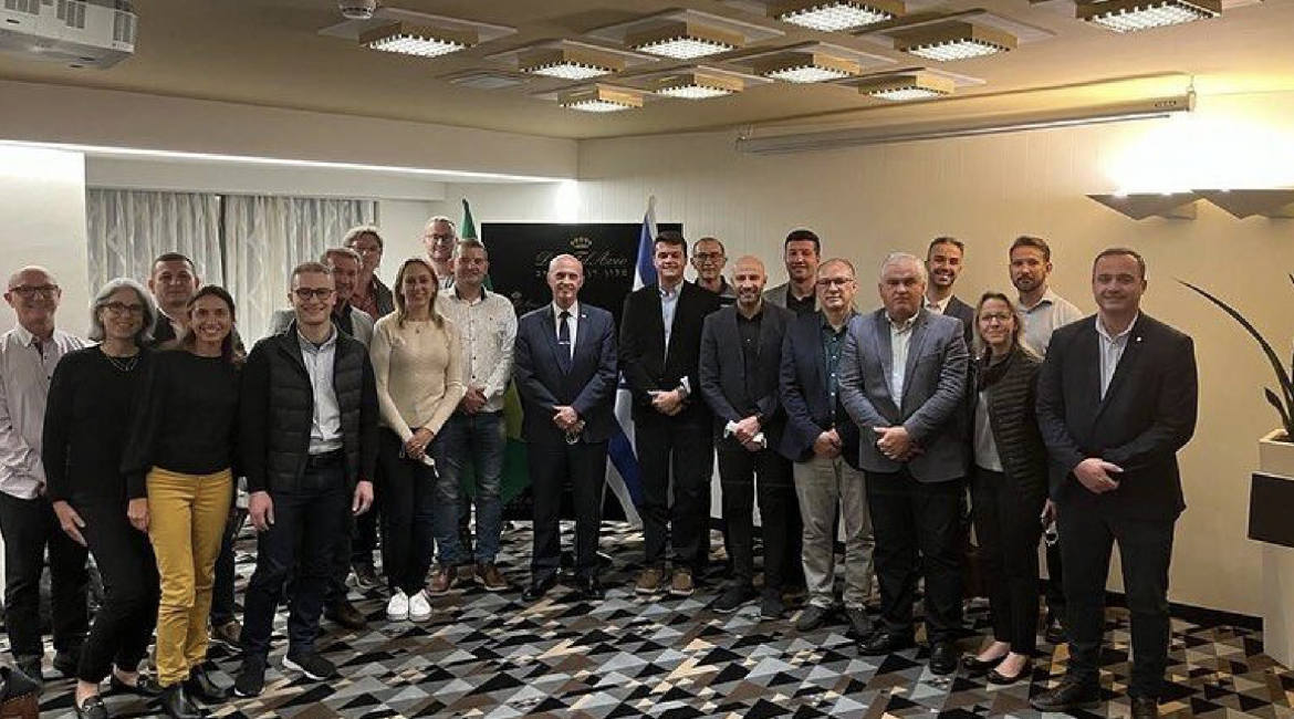 ABIMÓVEL e Sicredi Serrana organizam encontro com o Embaixador Brasileiro em Israel