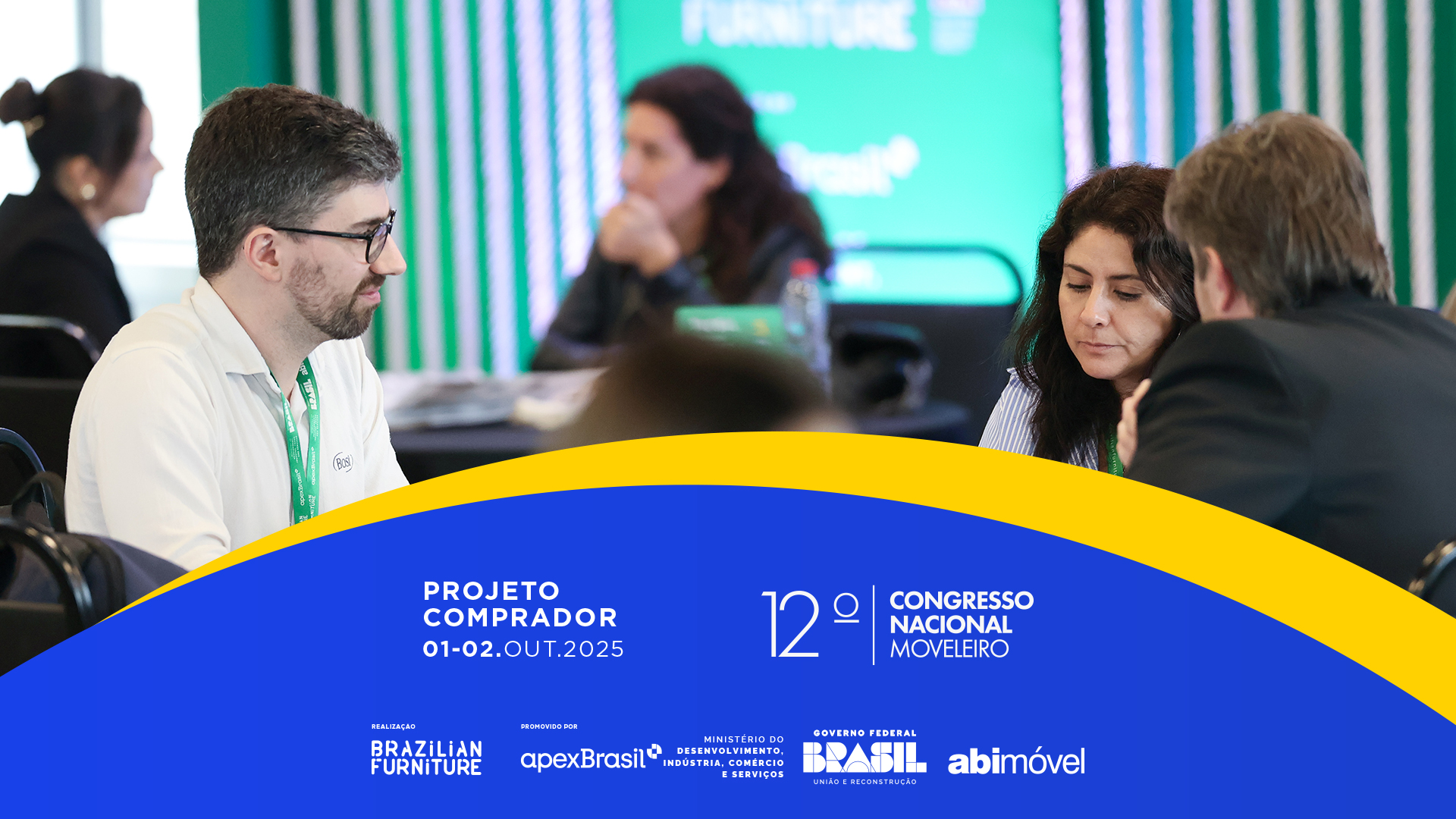 Projeto Comprador impulsiona US$ 52,5 milhões em negócios internacionais no 12º Congresso Nacional Moveleiro
