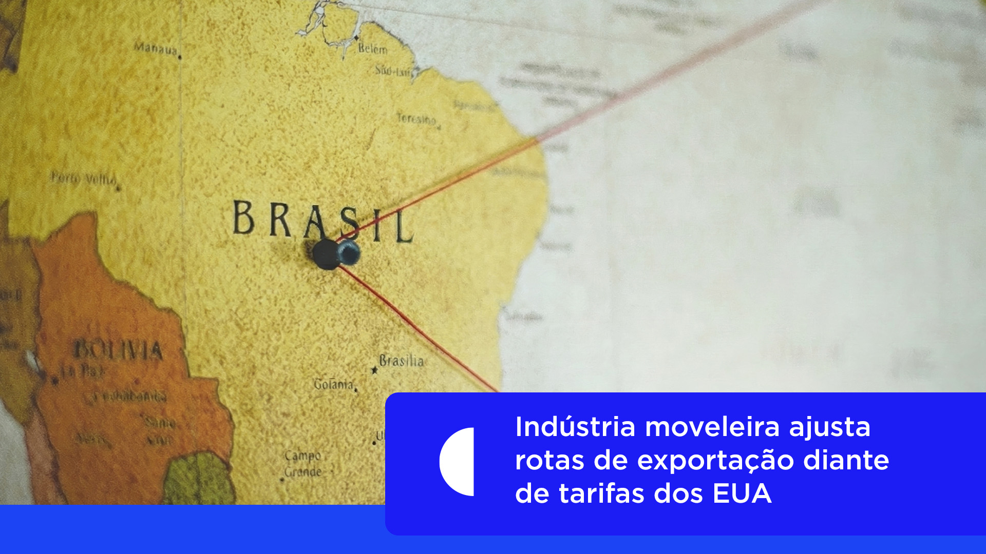 Indústria moveleira ajusta rotas de exportação diante de tarifas dos EUA