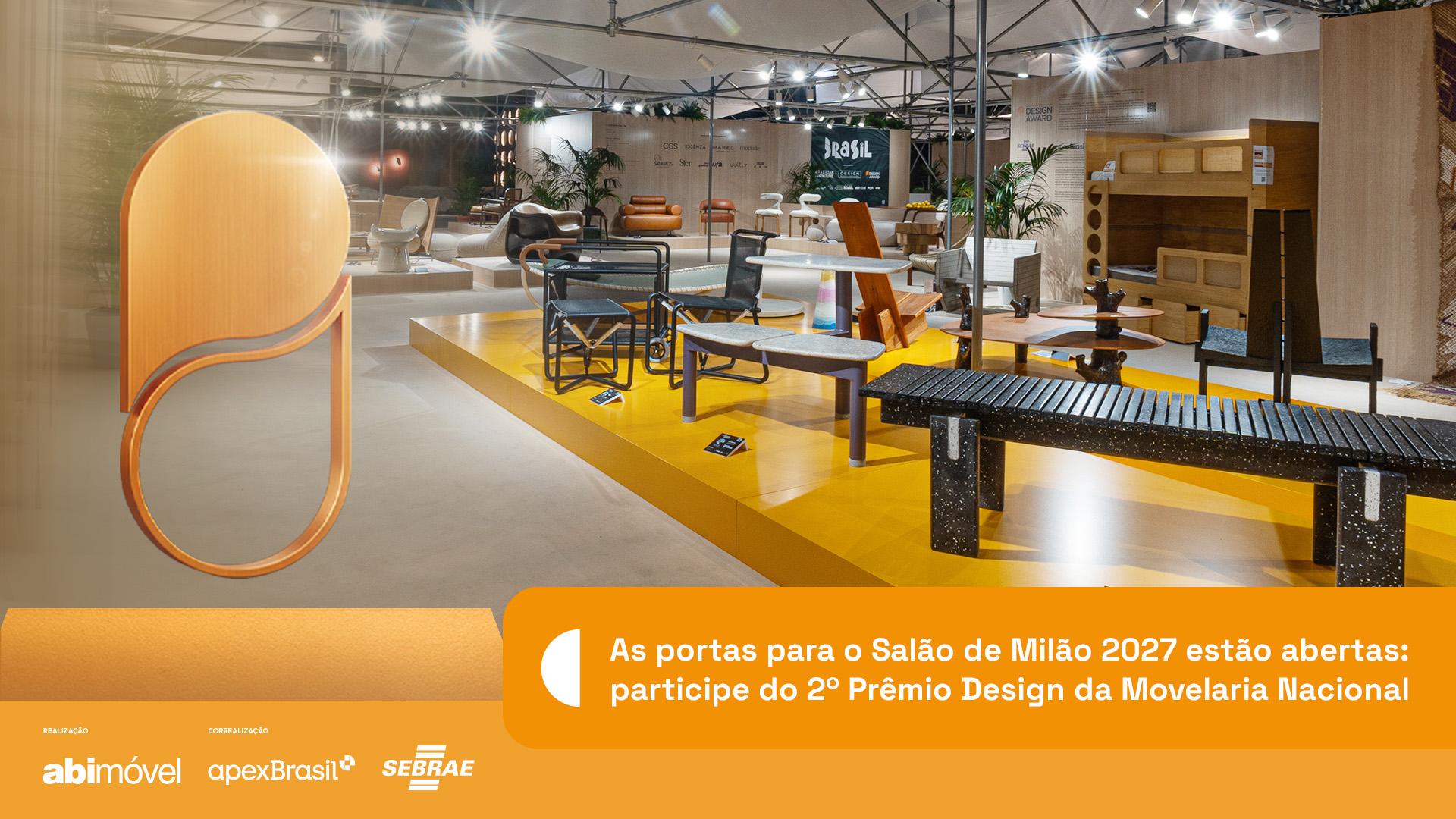 As portas para o Salão de Milão 2027 estão abertas: participe do 2º Prêmio Design da Movelaria Nacional